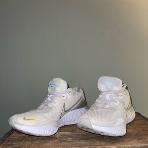 Nike Women’s Cream and Gray Sneakers